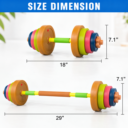Mon Set de Musculation – Ludique à Remplir d’Eau ou de Sable