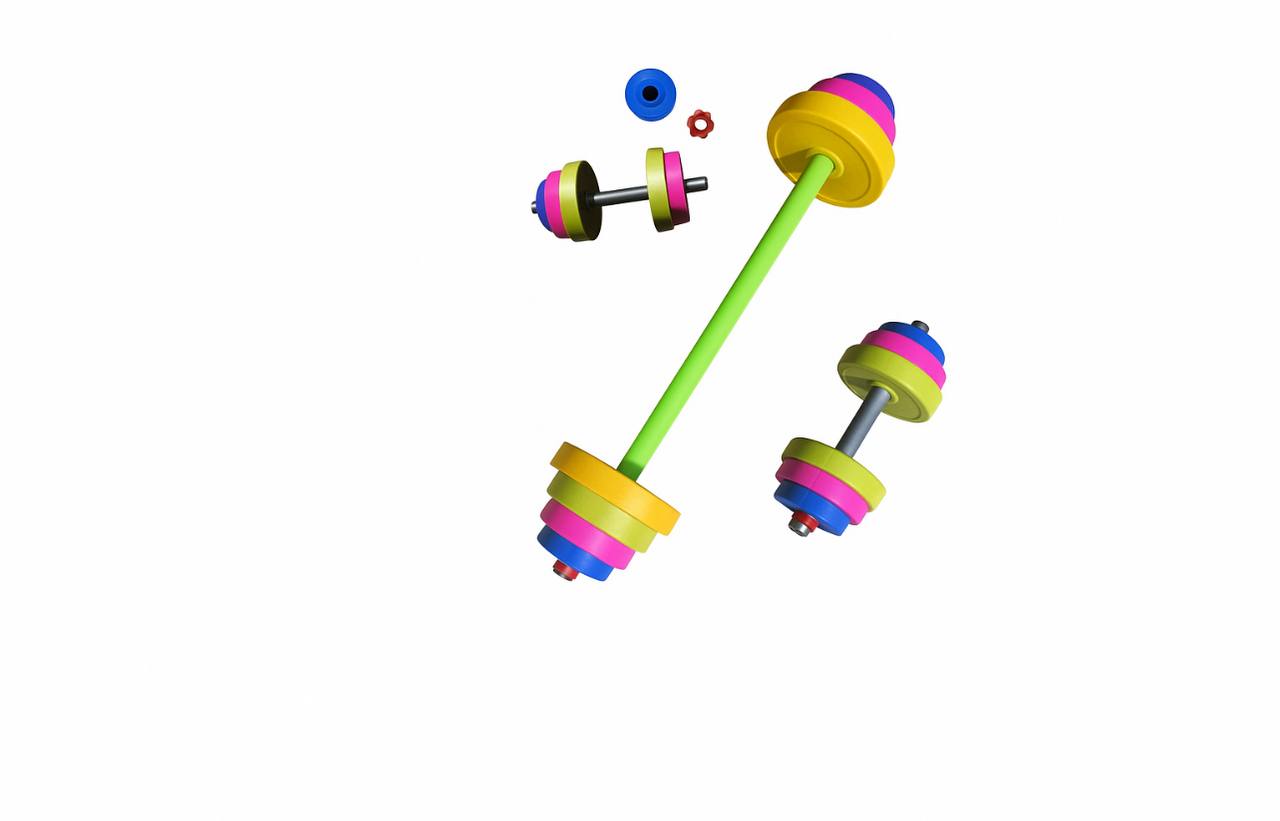 Mon Premier Set de Musculation – Ensemble Ludique à Remplir d’Eau ou de Sable