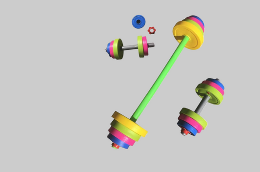 Mon Premier Set de Musculation – Ensemble Ludique à Remplir d’Eau ou de Sable